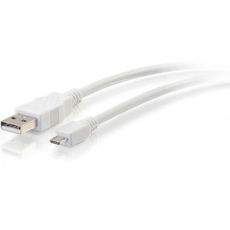 C2G C2G 3Ft Usb 2.0 A To Micro-Usb B Cable White - 3Usb Cable - 3 Foot 27442